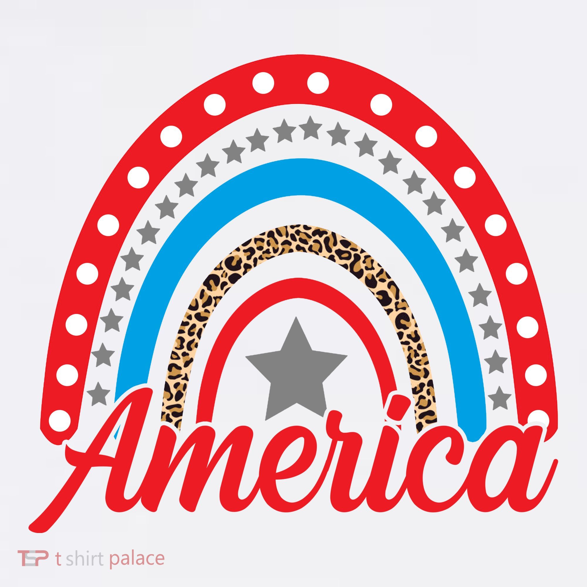 America Rainbow Star 4th Of July Women's Tank Top