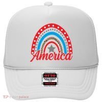 America Rainbow Star 4th Of July Hat thumb 0