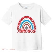 America Rainbow Star 4th Of July Toddler T-Shirt thumb 0