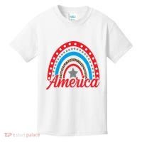 America Rainbow Star 4th Of July Kids T-Shirt thumb 0