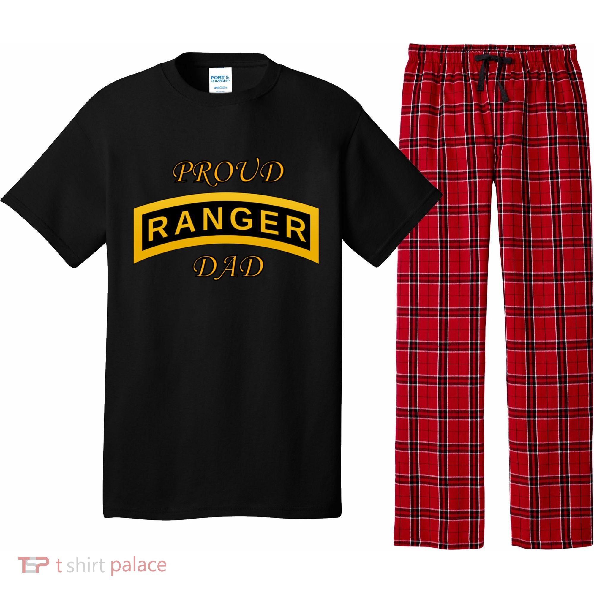 Army Ranger School Tab Proud Dad Gift Pajama Set