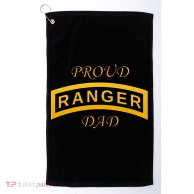 Army Ranger School Tab Proud Dad Gift Golf Towel