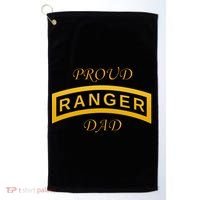 Army Ranger School Tab Proud Dad Gift Golf Towel thumb 0