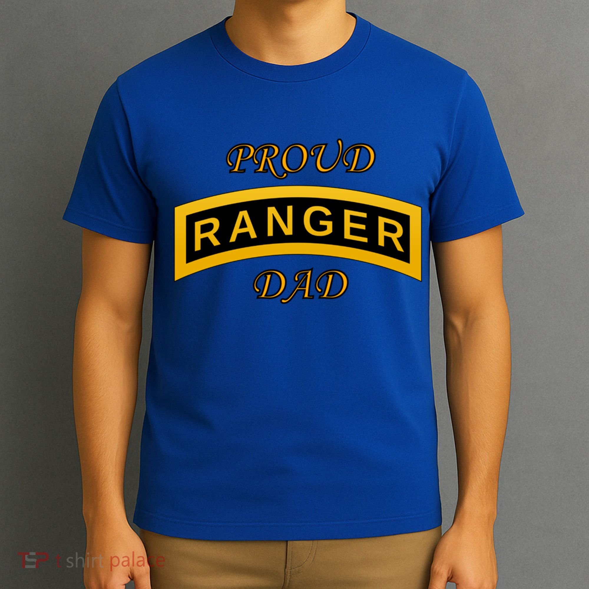 Army Ranger School Tab Proud Dad Gift T-Shirt