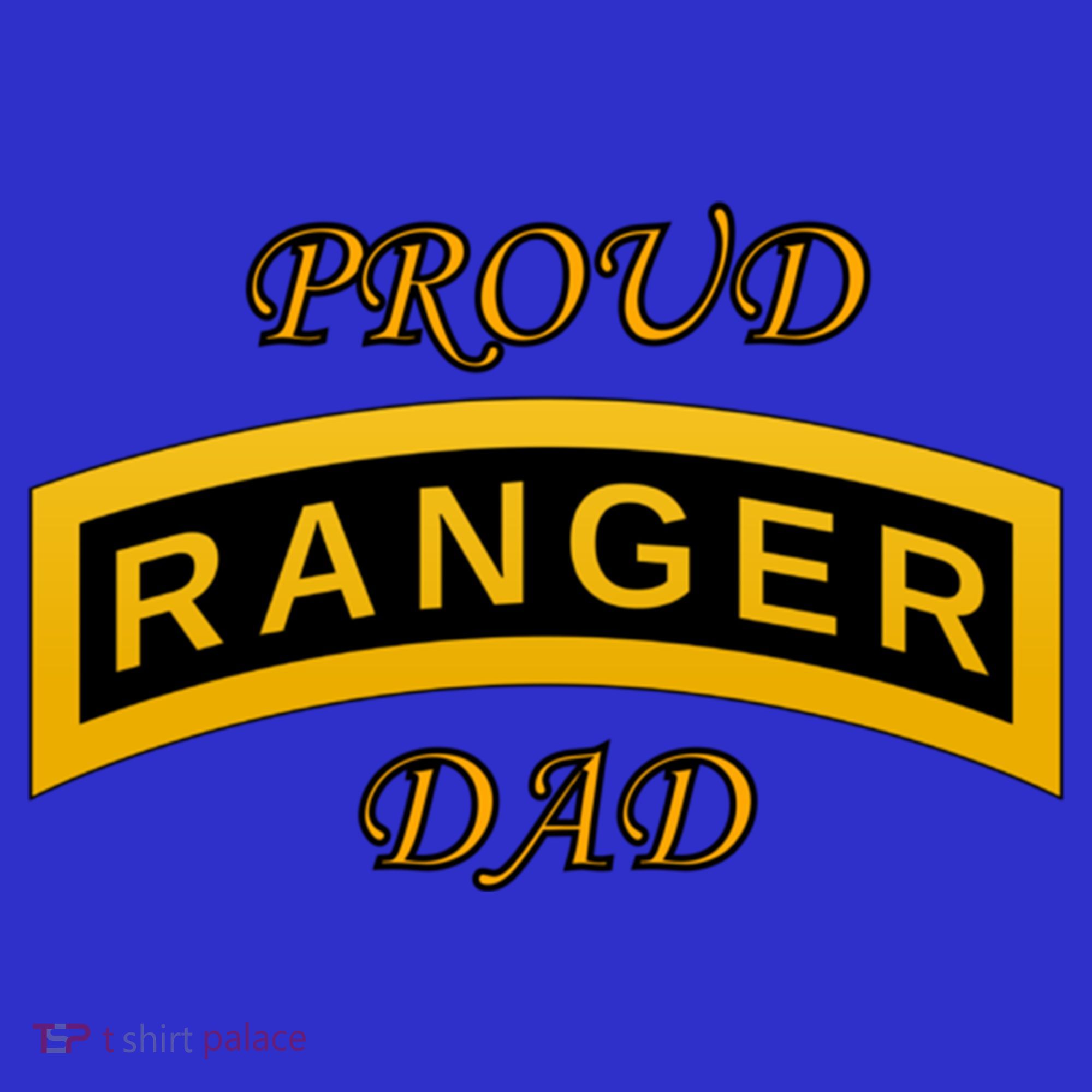 Army Ranger School Tab Proud Dad Gift Polo