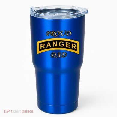 Army Ranger School Tab Proud Dad Gift Tumbler