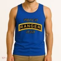 Army Ranger School Tab Proud Dad Gift Tank Top thumb 3