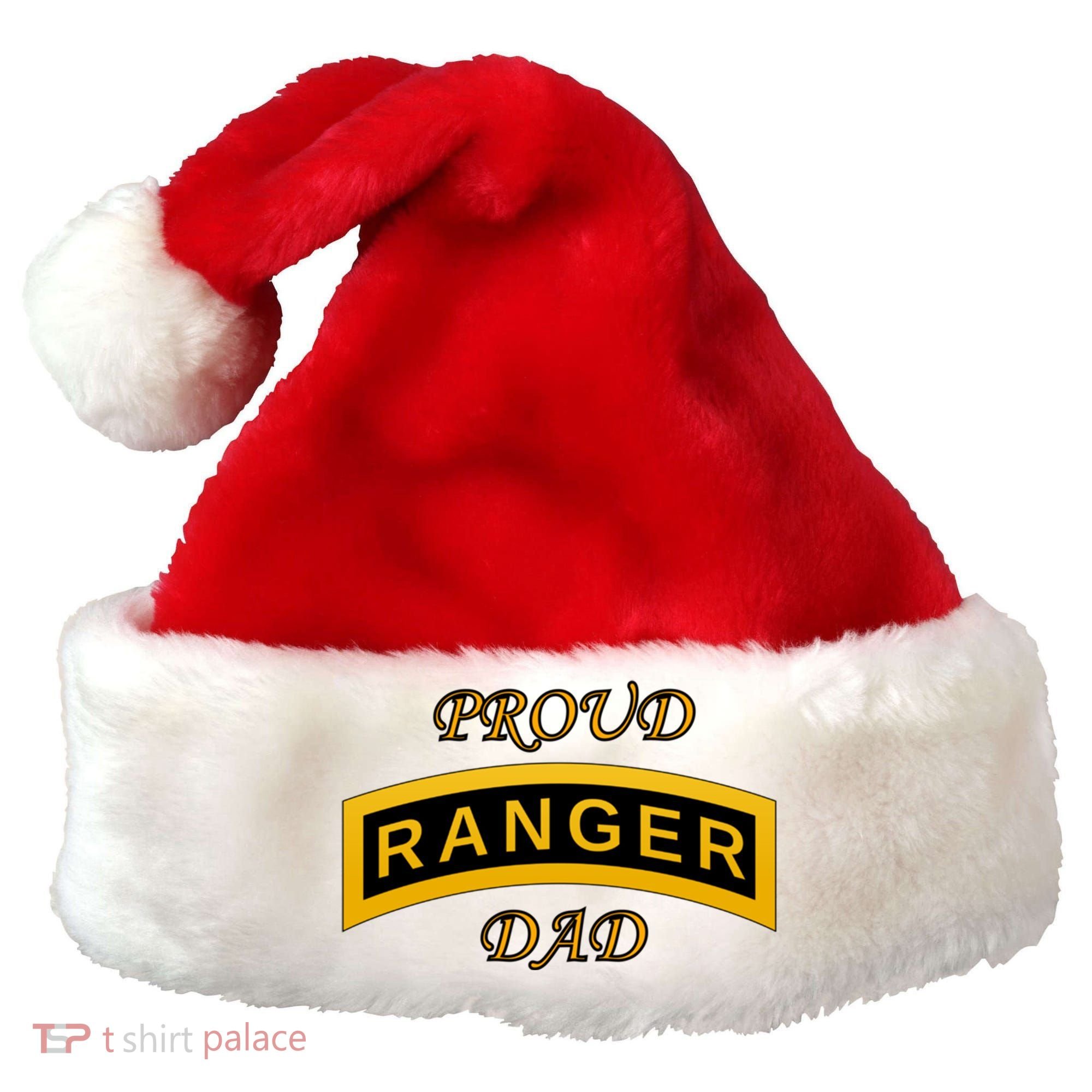 Army Ranger School Tab Proud Dad Gift Santa Hat