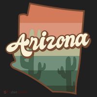 Arizona Retro Sunset Women's Sweatshirt thumb 2