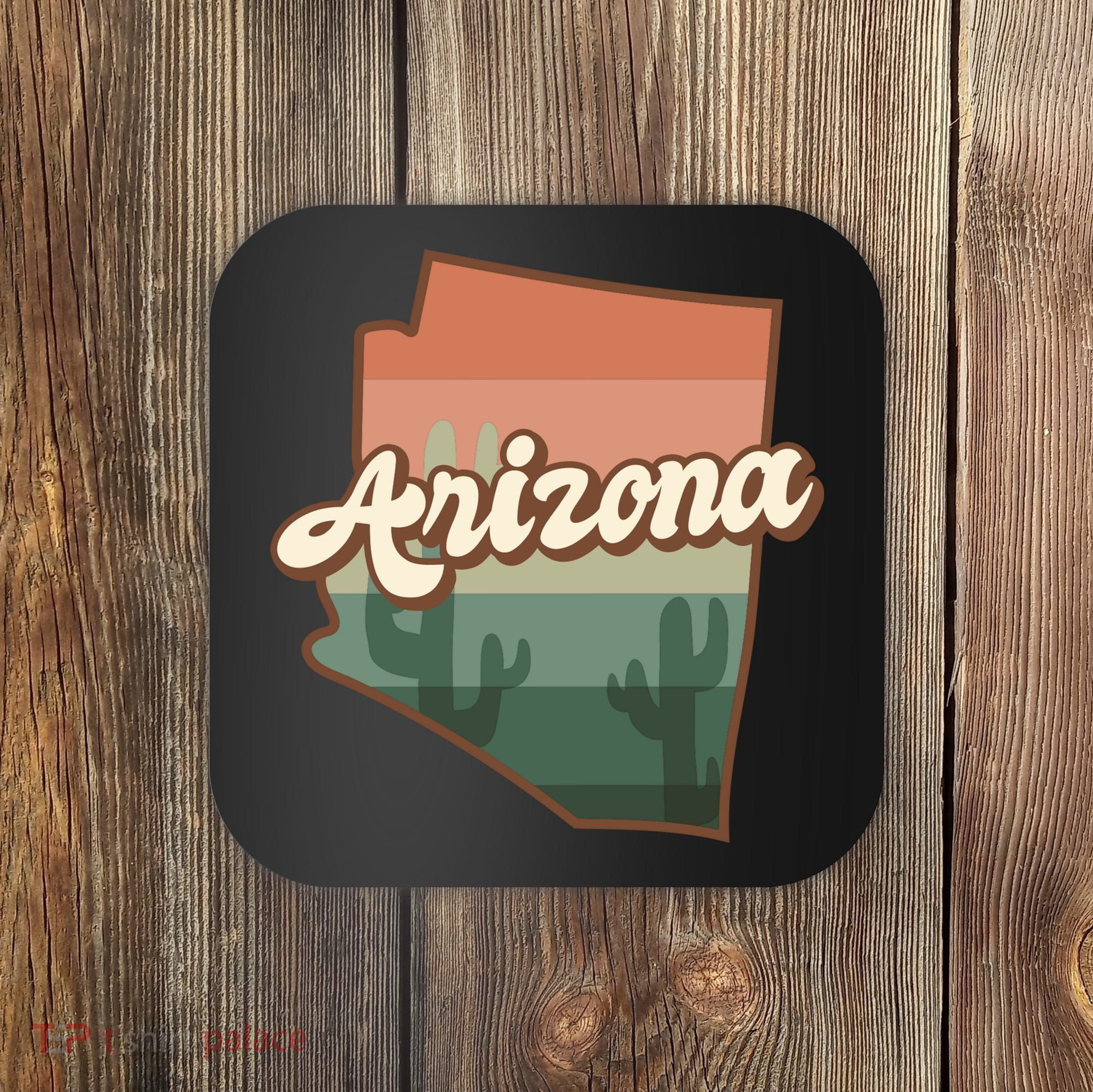 Arizona Retro Sunset Coaster