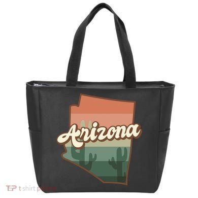 Arizona Retro Sunset Tote Bag