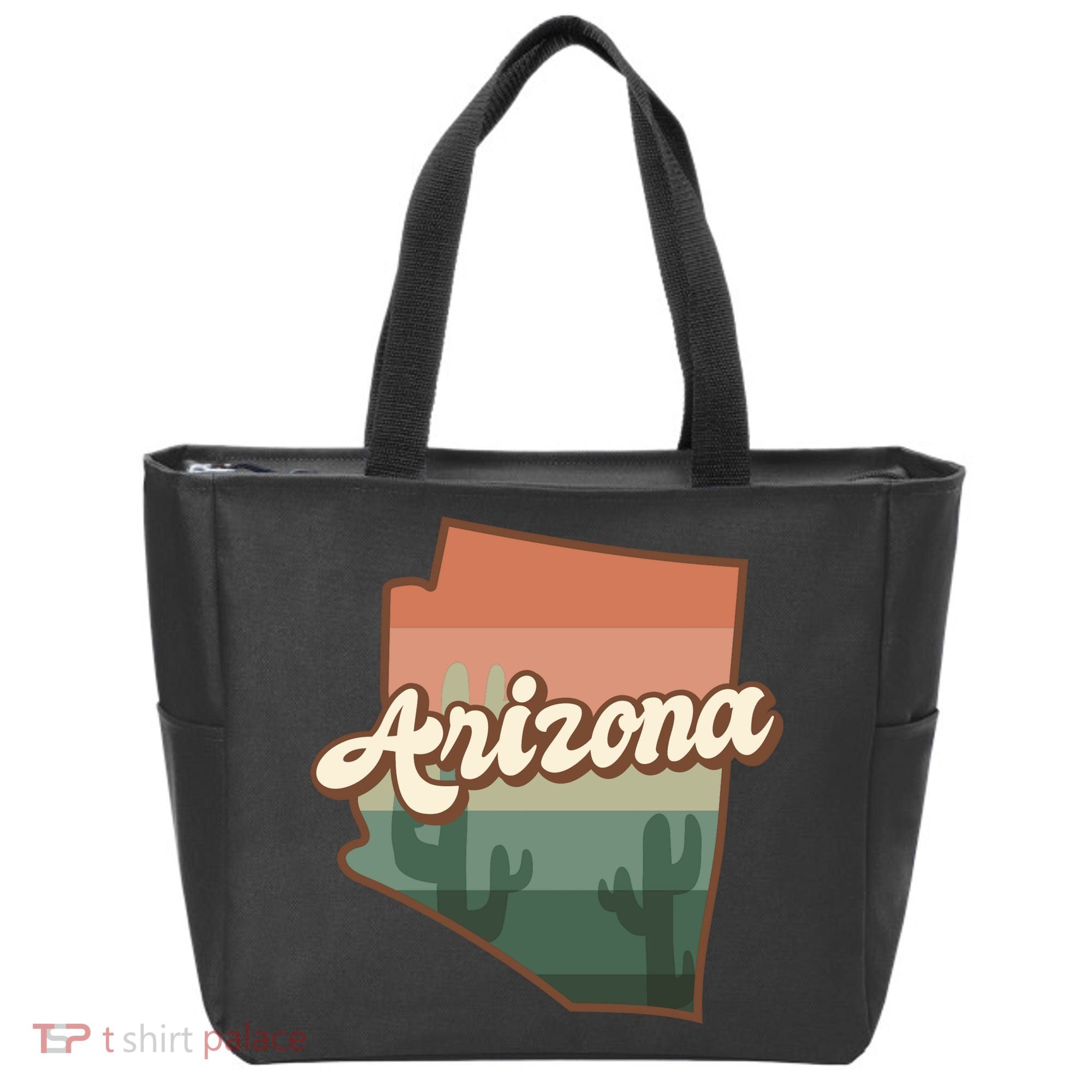 Arizona Retro Sunset Tote Bag