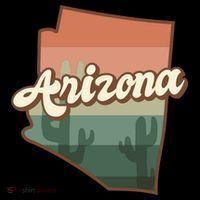Arizona Retro Sunset Tote Bag thumb 4