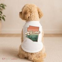 Arizona Retro Sunset Doggie Tank thumb 2