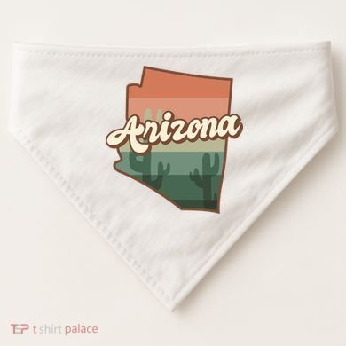 Arizona Retro Sunset USA-Made Doggie Bandana