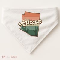 Arizona Retro Sunset USA-Made Doggie Bandana thumb 0
