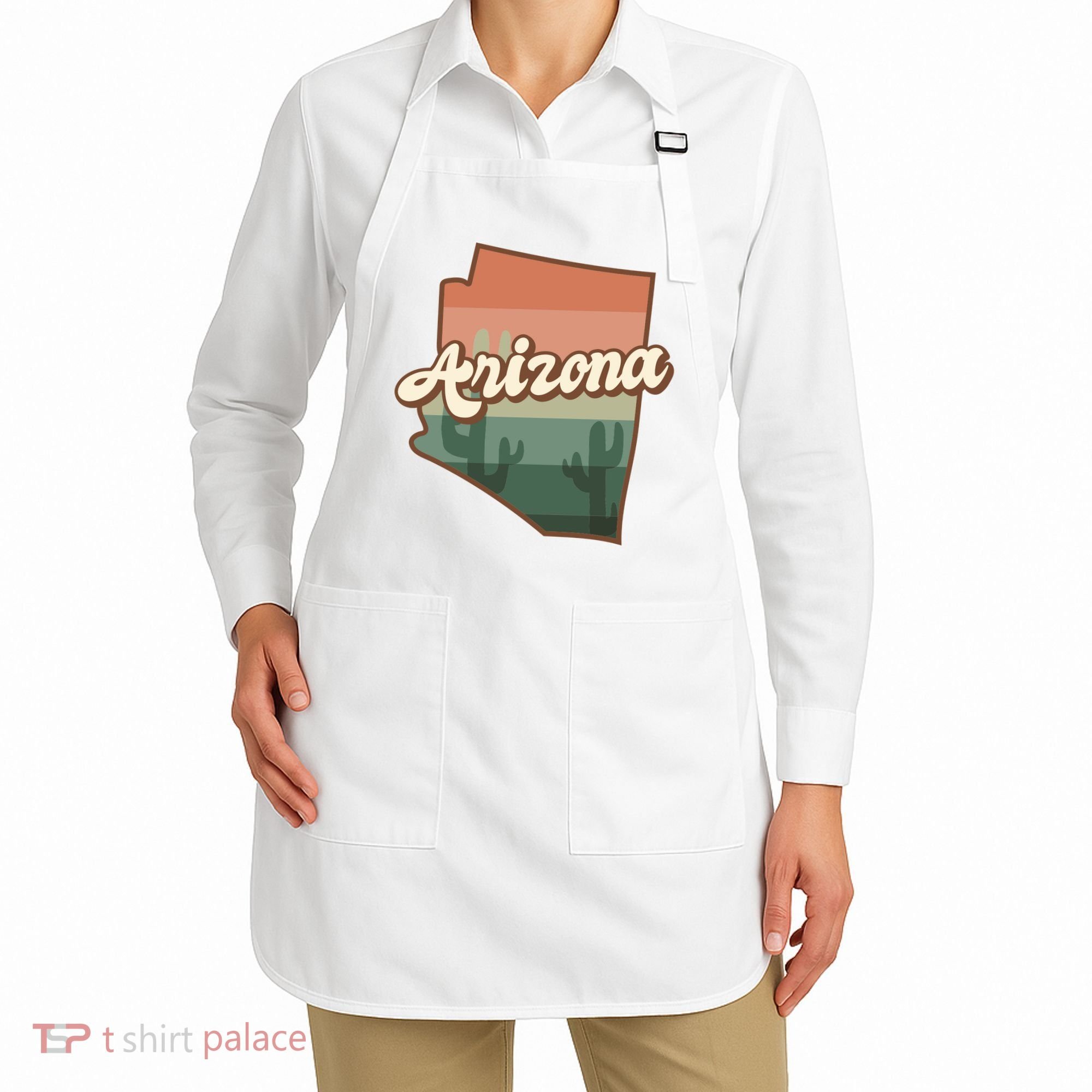 Arizona Retro Sunset Apron