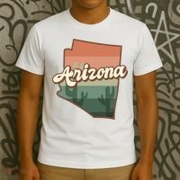 Arizona Retro Sunset T-Shirt thumb 3