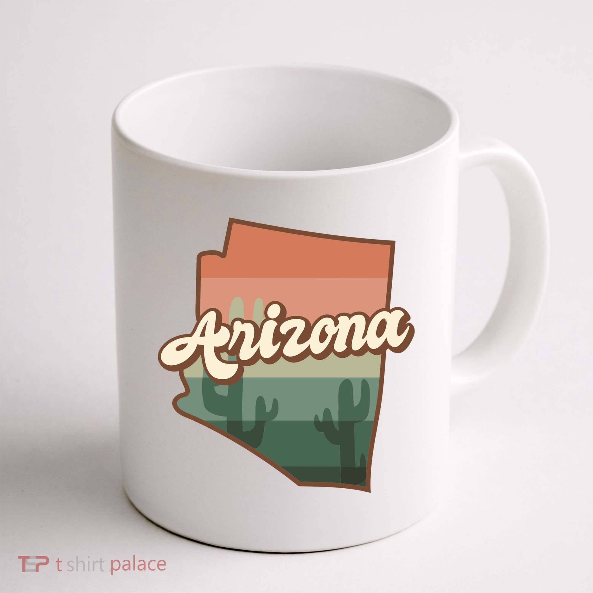 Arizona Retro Sunset Coffee Mug