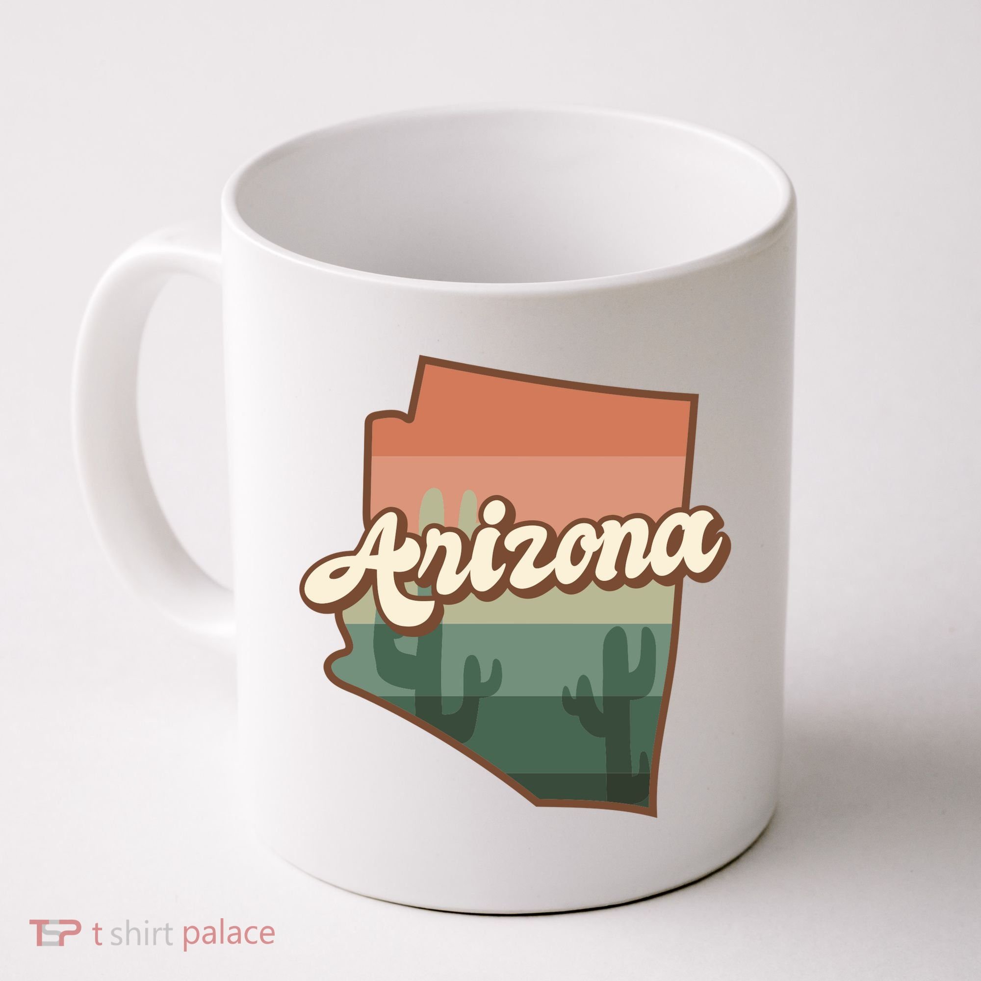 Arizona Retro Sunset Coffee Mug