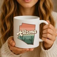 Arizona Retro Sunset Coffee Mug thumb 3