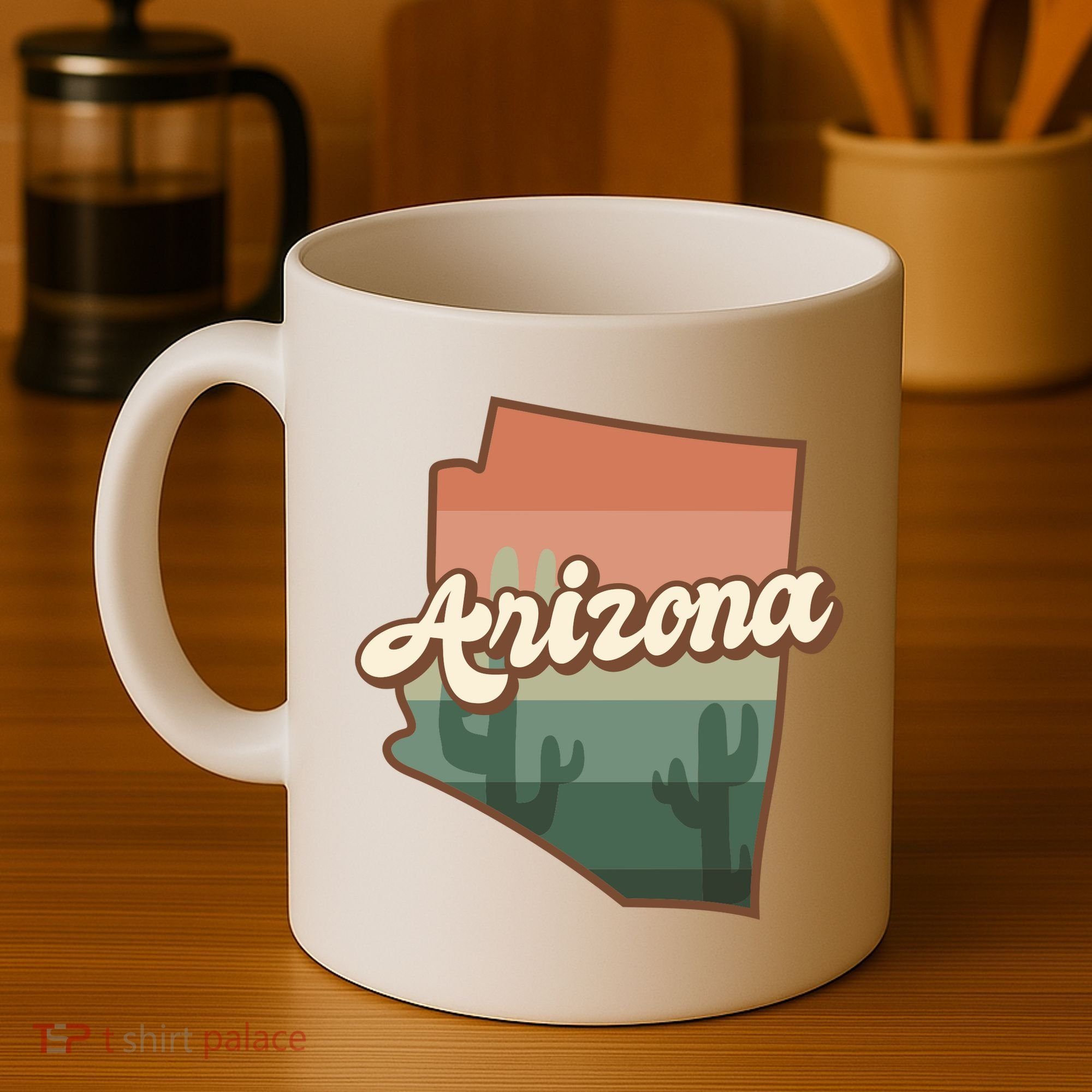 Arizona Retro Sunset Coffee Mug