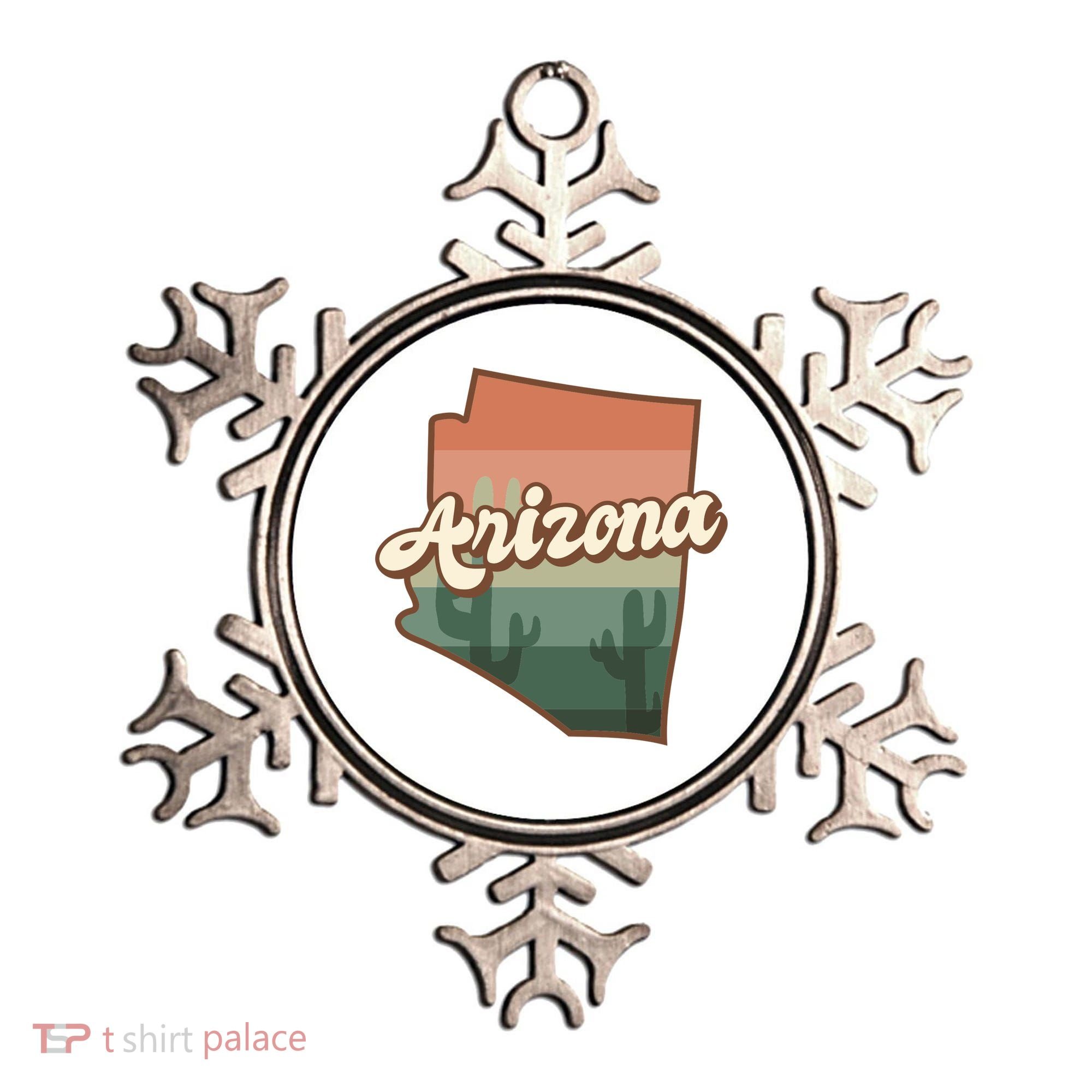 Arizona Retro Sunset Ornament