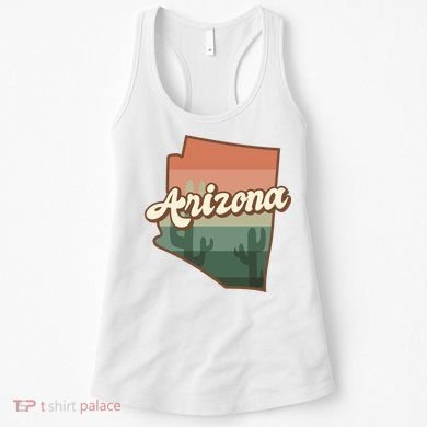 Arizona Retro Sunset Women's Tank Top