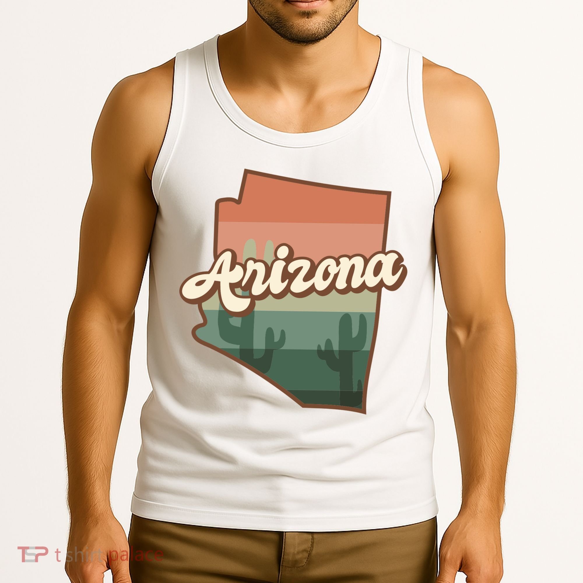 Arizona Retro Sunset Tank Top