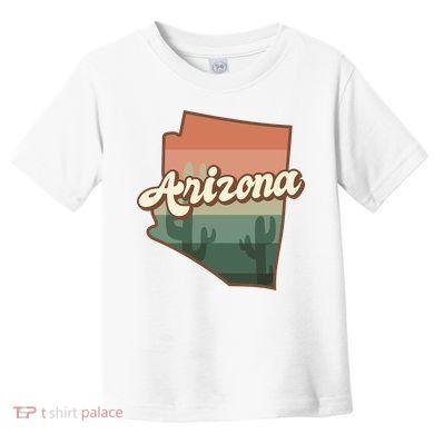 Arizona Retro Sunset Toddler T-Shirt