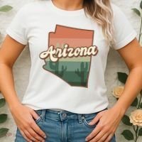 Arizona Retro Sunset Women's T-Shirt thumb 2