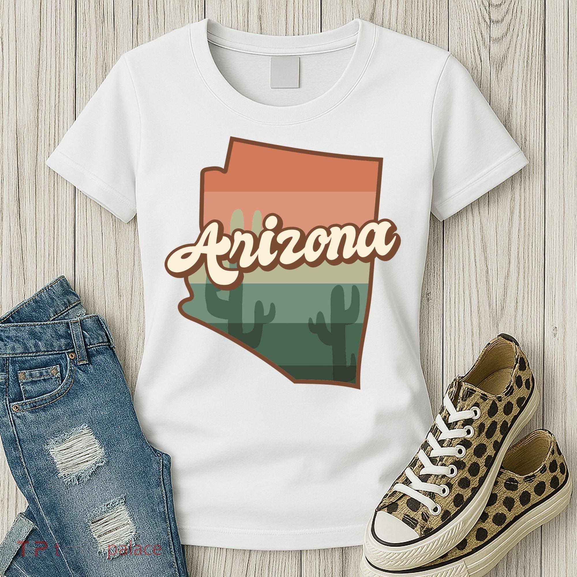 Arizona Retro Sunset Women's T-Shirt