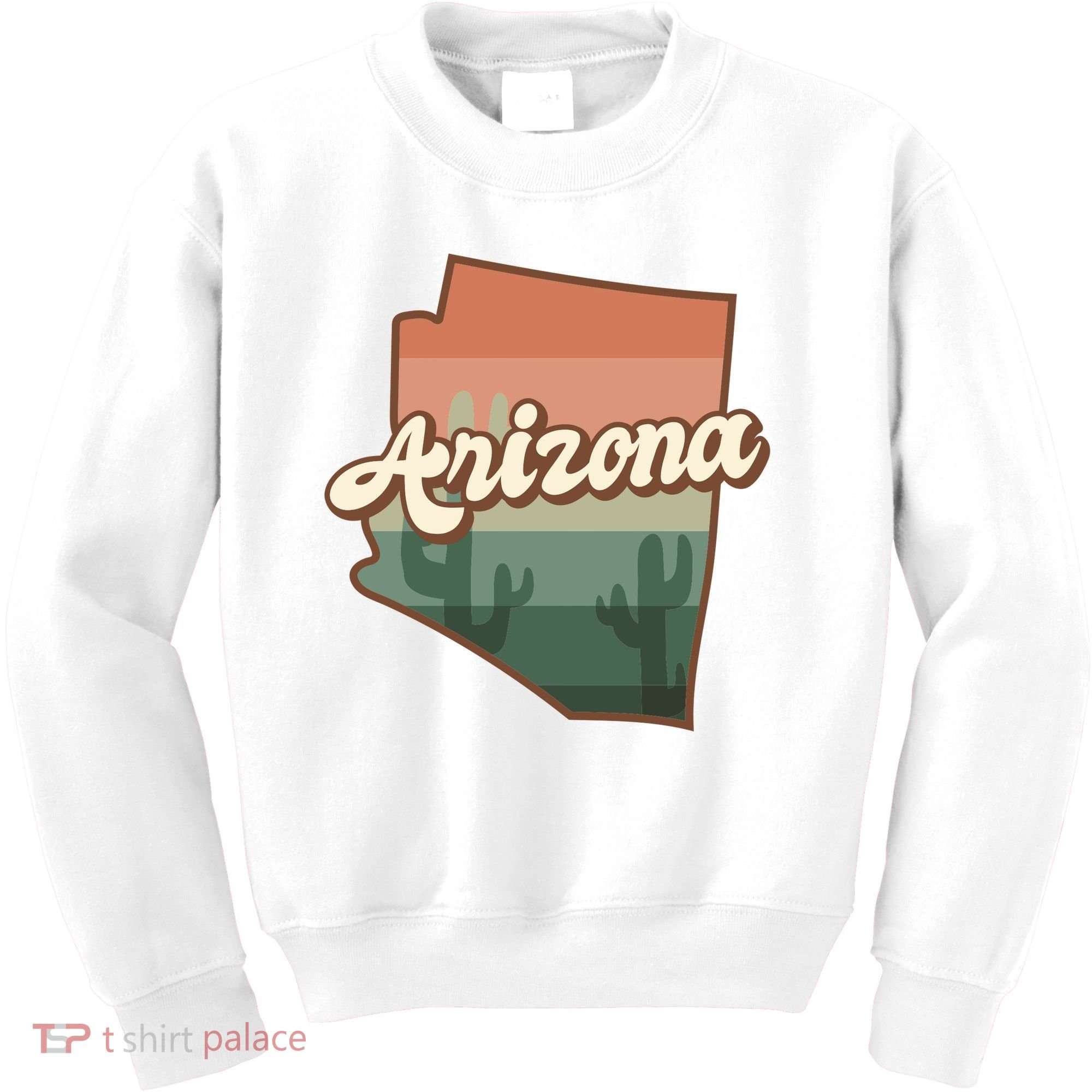 Arizona Retro Sunset Kids Sweatshirt