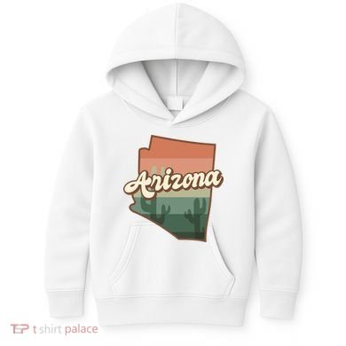 Arizona Retro Sunset Kids Hoodie