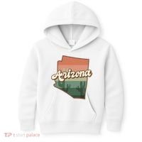 Arizona Retro Sunset Kids Hoodie thumb 0