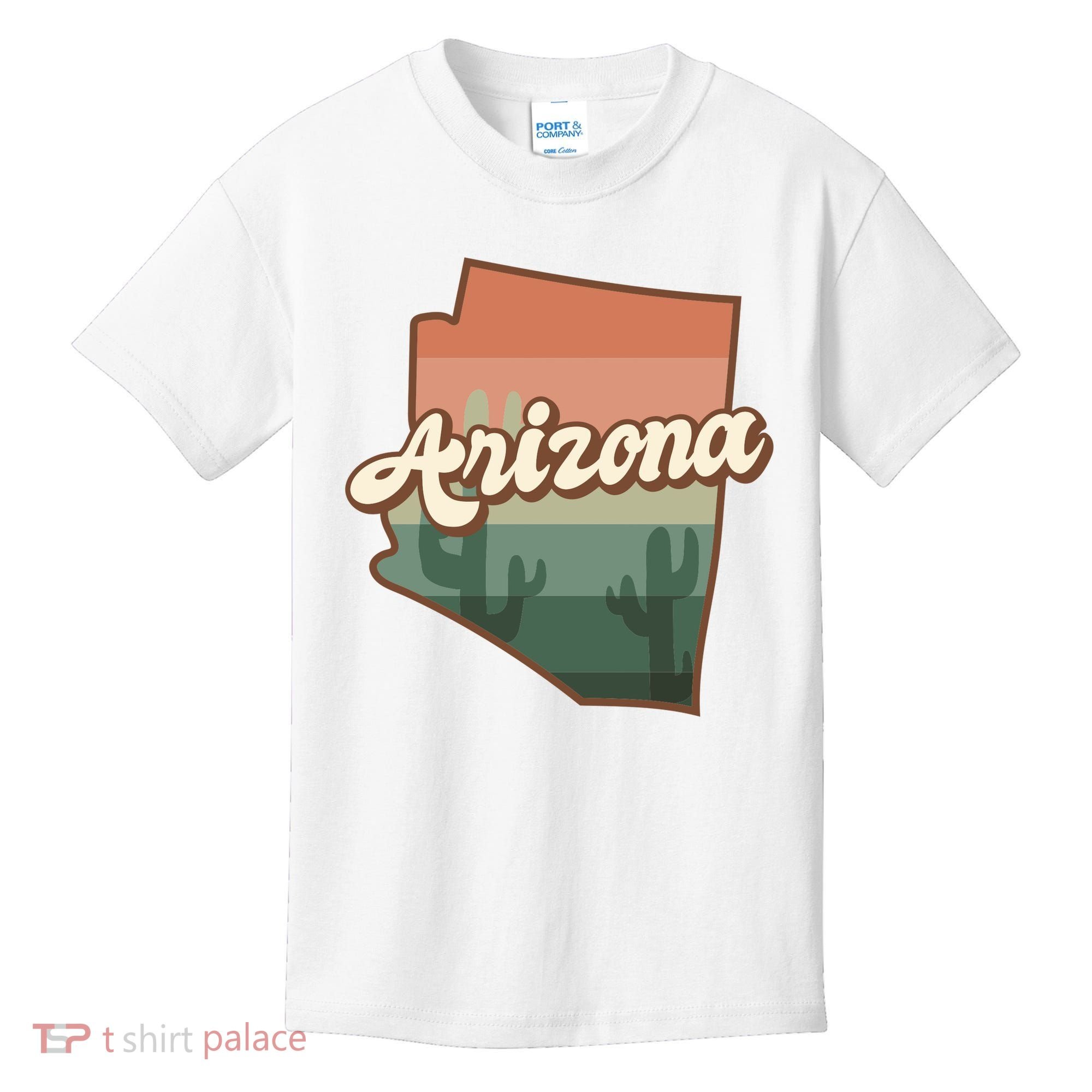 Arizona Retro Sunset Kids T-Shirt