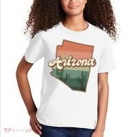 Arizona Retro Sunset Kids T-Shirt thumb 2