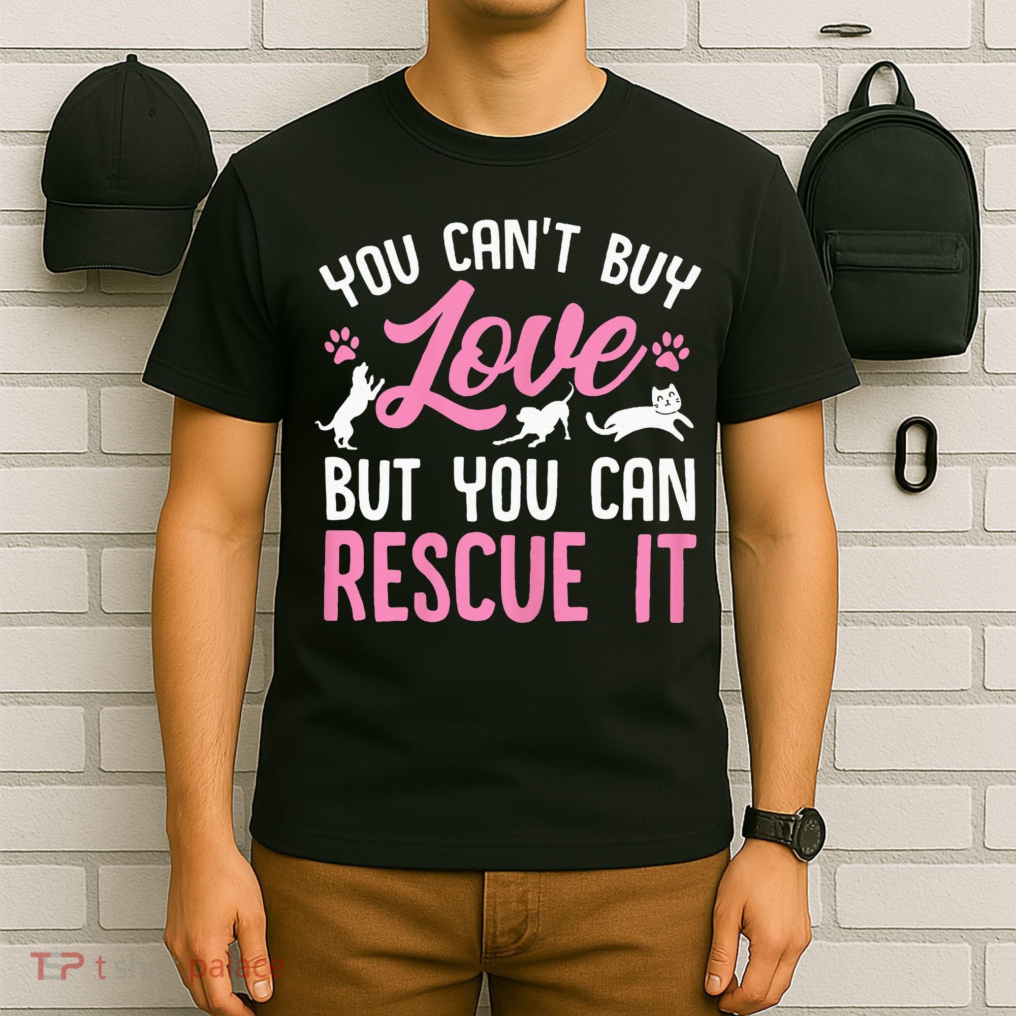 Animal Rescue Squad You Cant Buy Love But You Can Rescue It T-Shirt