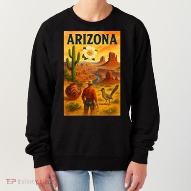 Arizona Retro Sunset Women's Sweatshirt