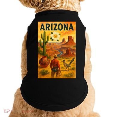 Arizona Retro Sunset Doggie Tank