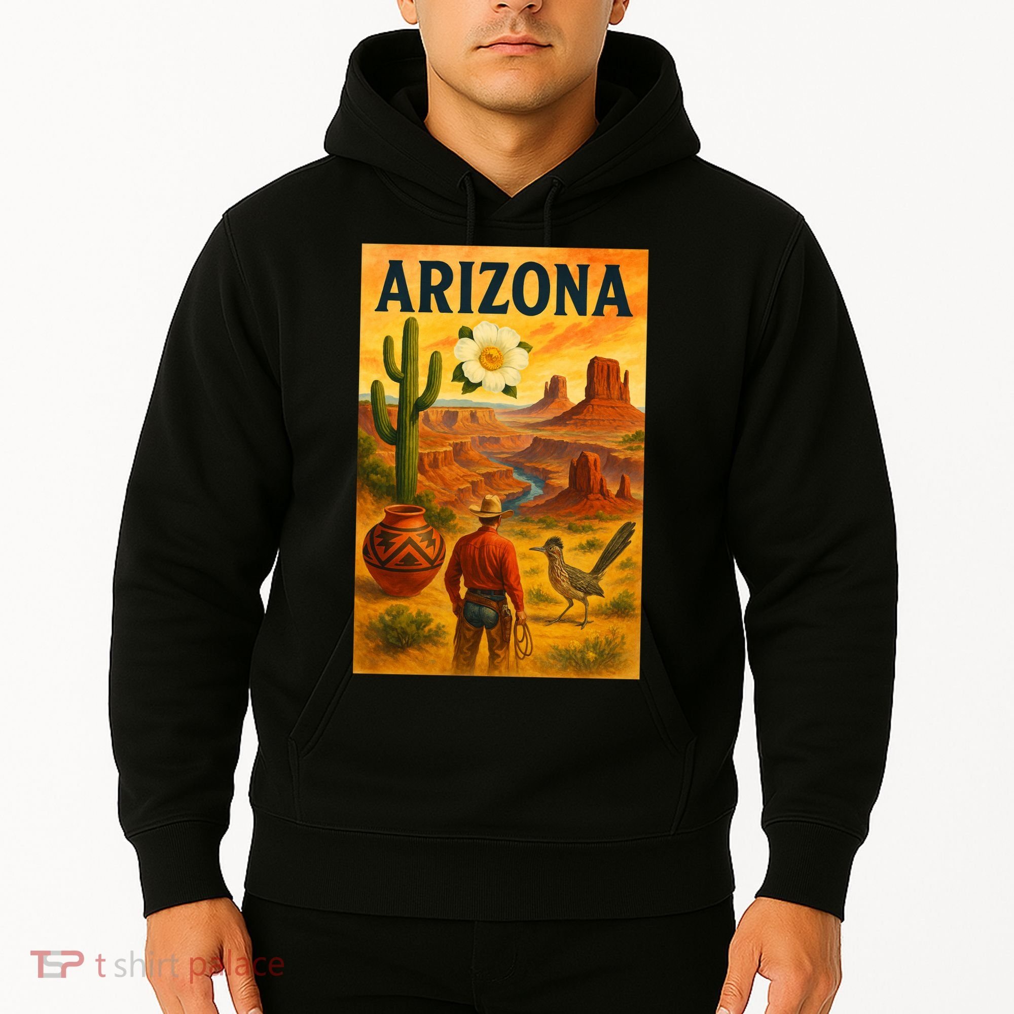 Arizona Retro Sunset Hoodie