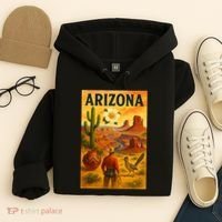 Arizona Retro Sunset Hoodie thumb 4