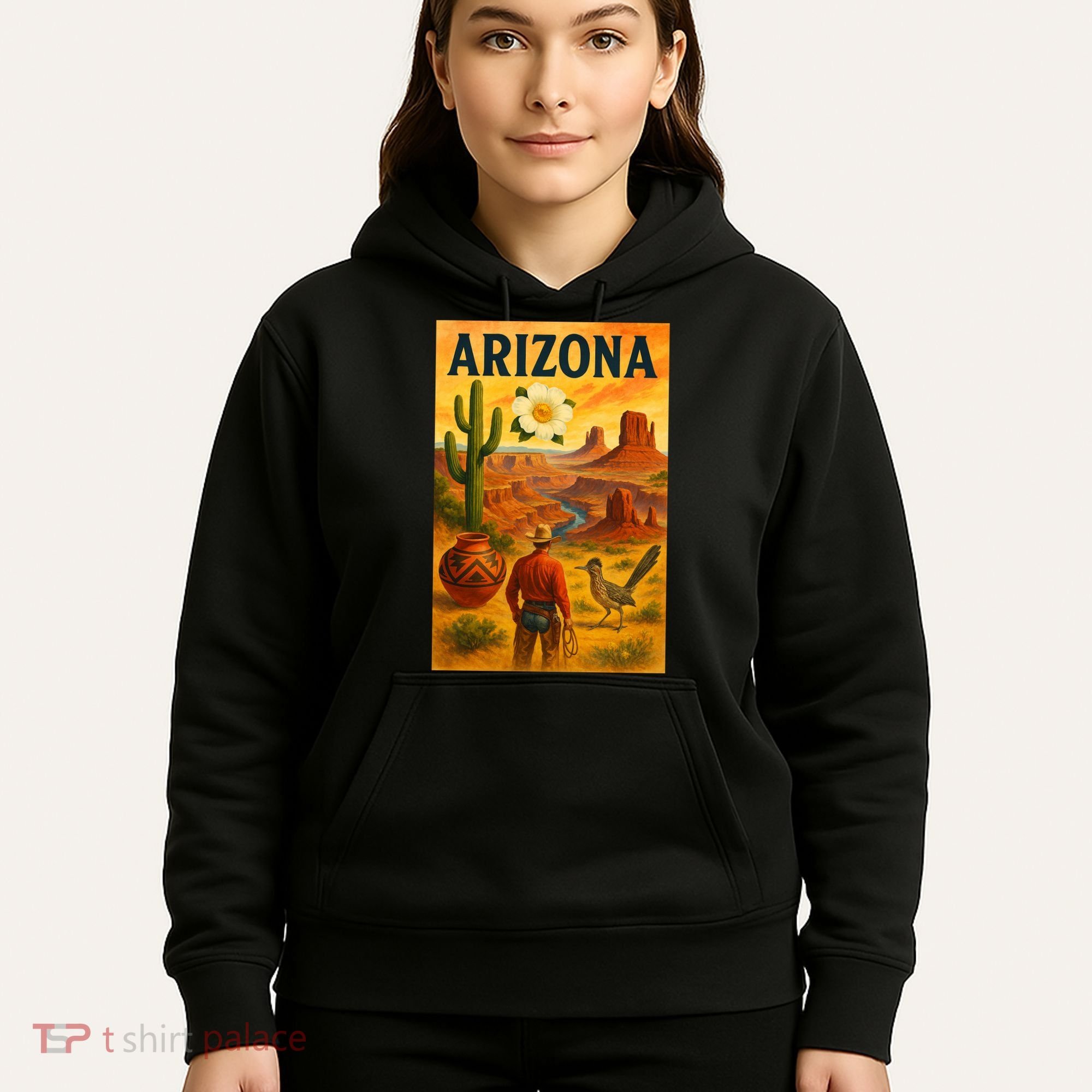 Arizona Retro Sunset Hoodie