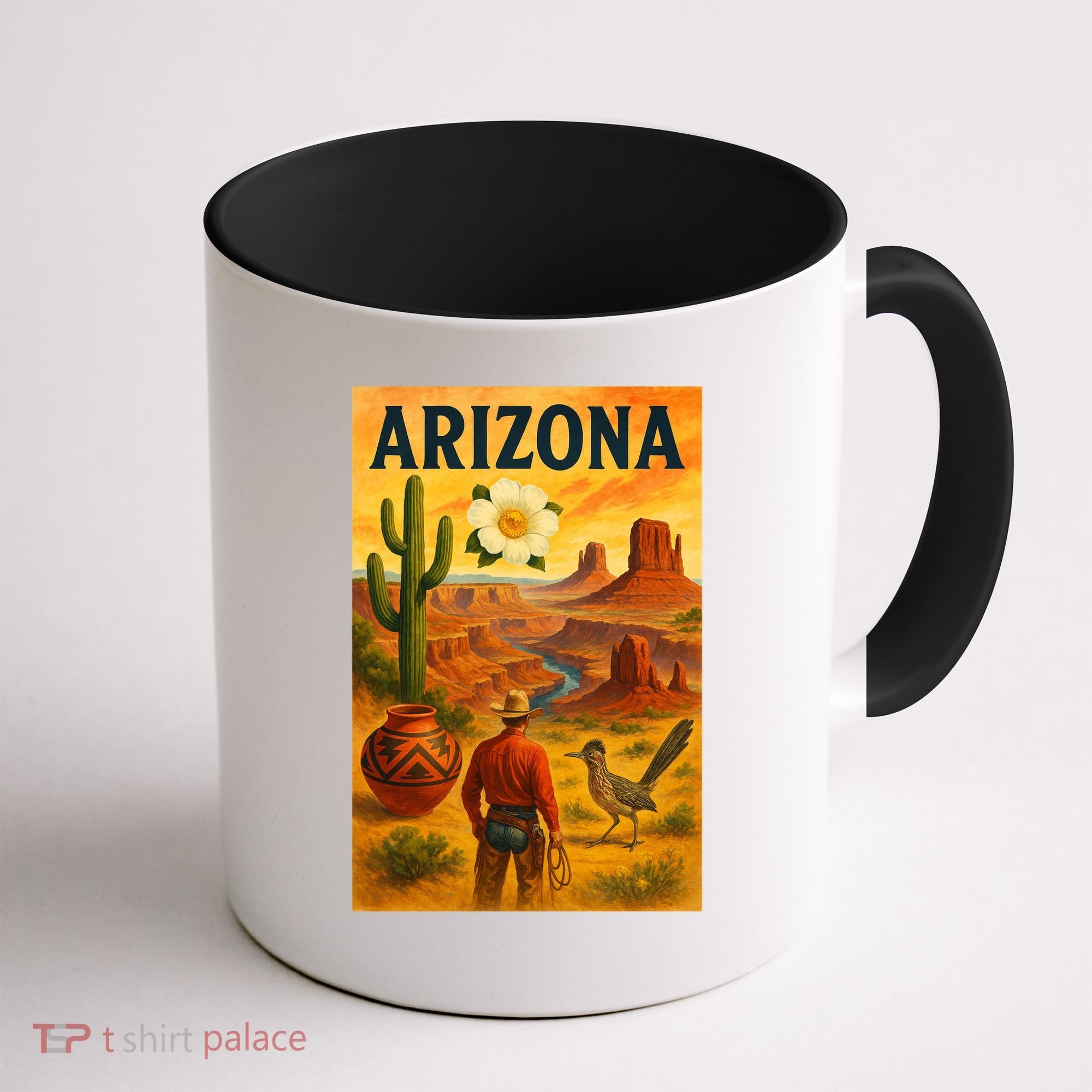 Arizona Retro Sunset Coffee Mug