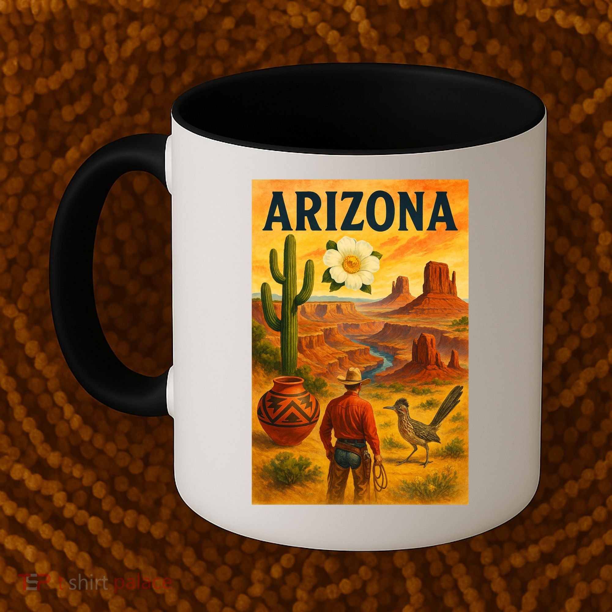 Arizona Retro Sunset Coffee Mug