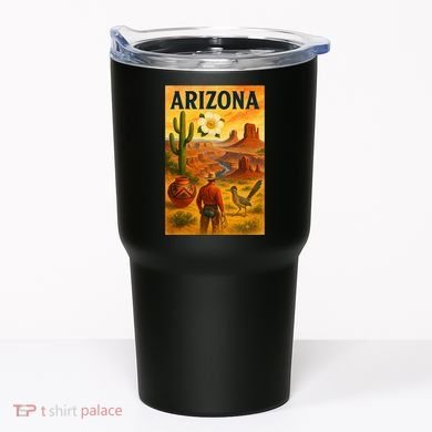 Arizona Retro Sunset Tumbler