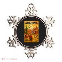 Arizona Retro Sunset Ornament thumb 0