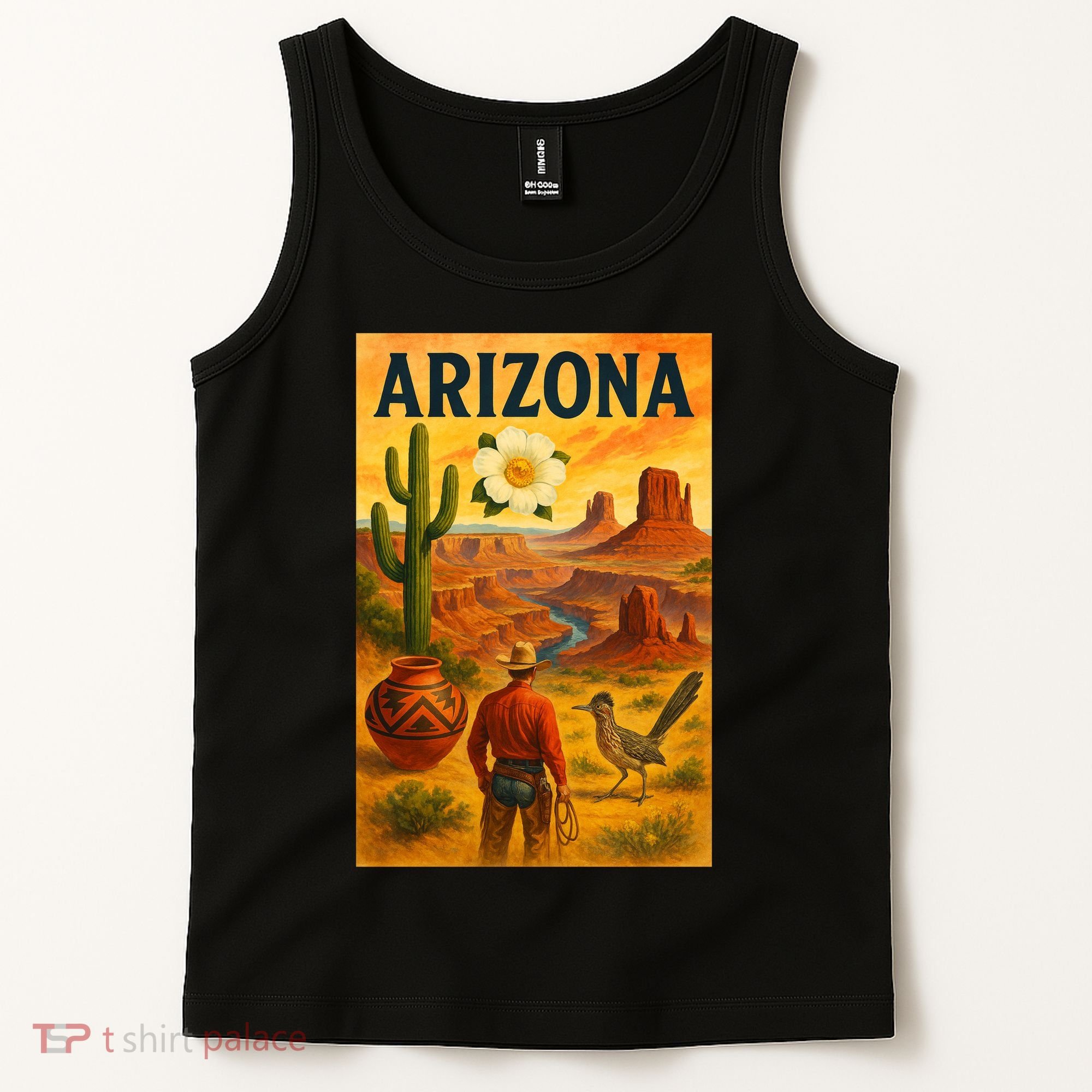 Arizona Retro Sunset Tank Top