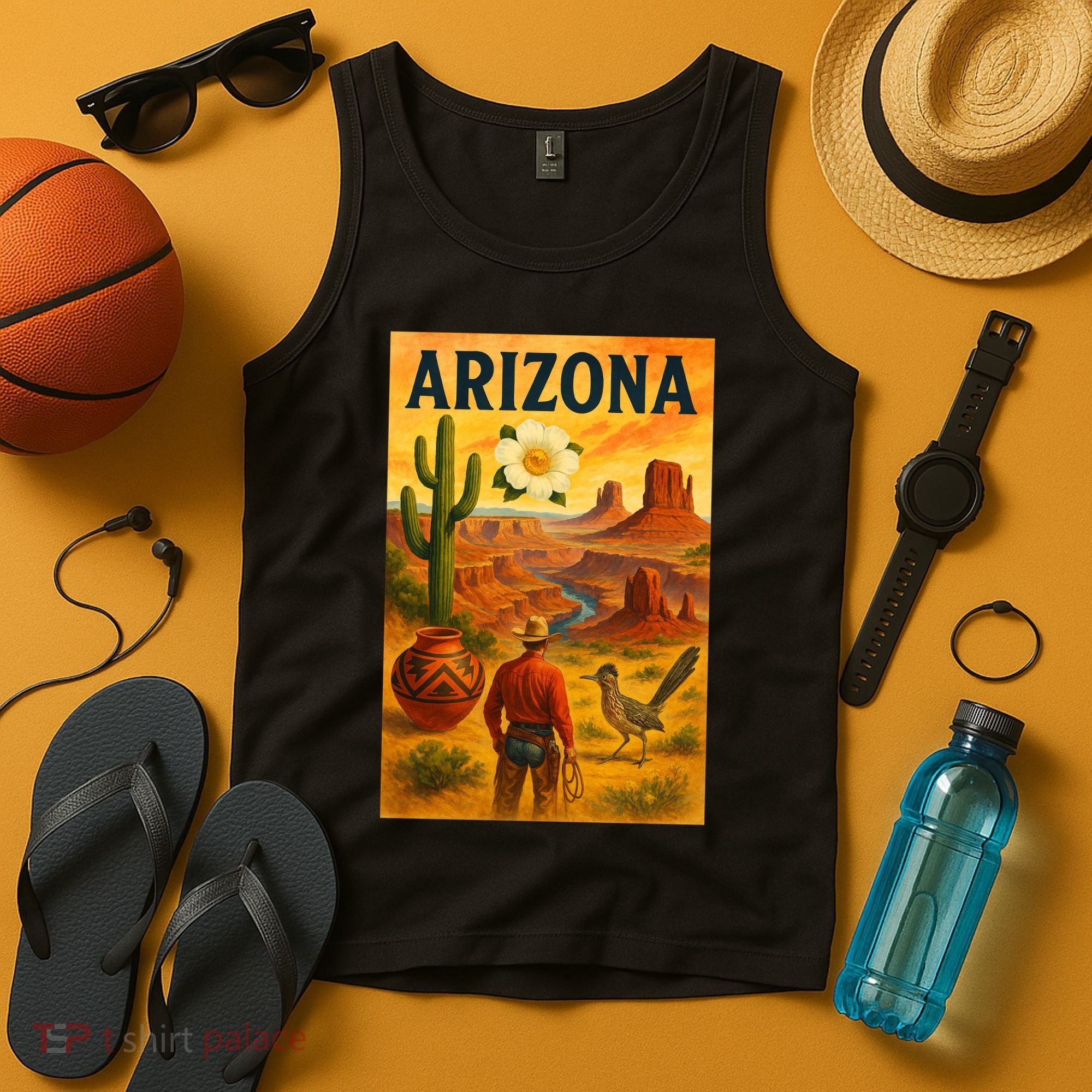 Arizona Retro Sunset Tank Top