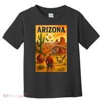 Arizona Retro Sunset Toddler T-Shirt thumb 0